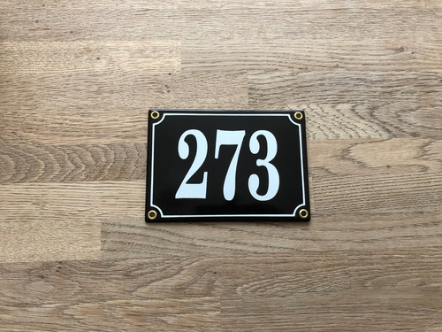 French black enamel - black, metal