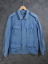 Vintage Ralph Lauren Jacket Mens Large Blue Juungle Fatigue Military Oi Polloi