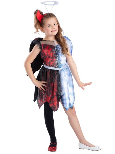 Kids half angel - angel, devil