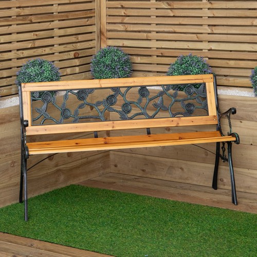 Seater outdoor wooden cast - 2,