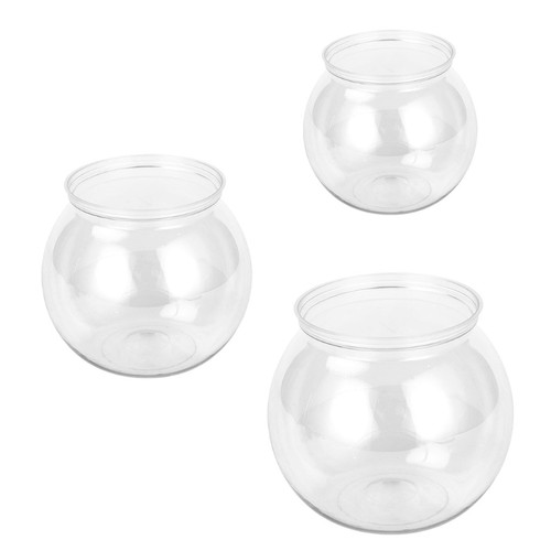 Plastic fish bowl - plastic, bubble