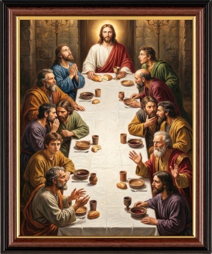 The last supper jesus with - -,