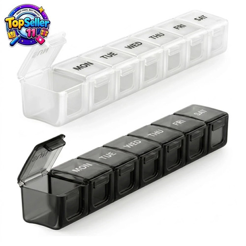 Large day pill case - large,