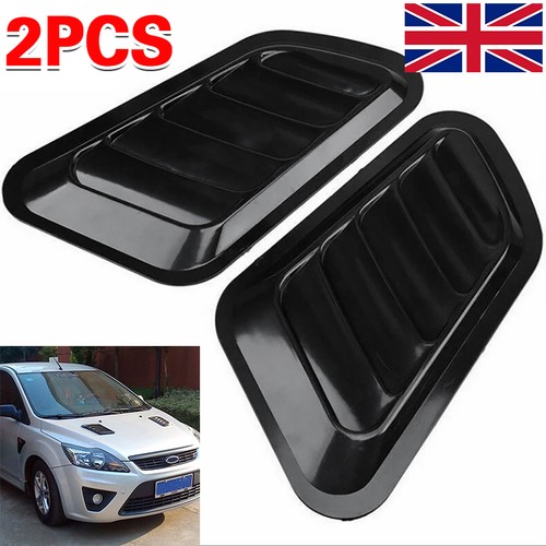 2pcs universal gloss black car - black,