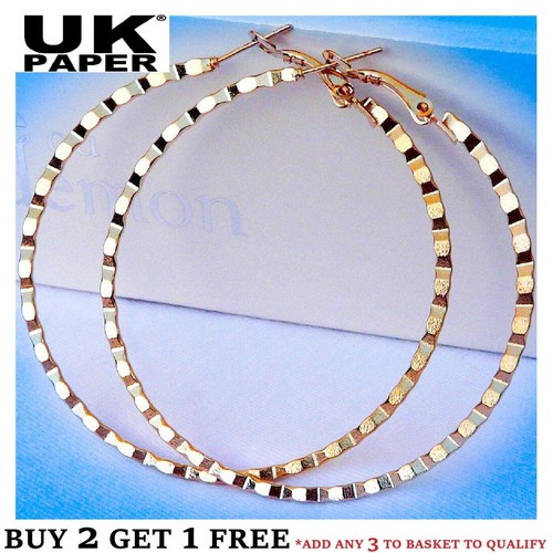 New pair big gold - pair, plated