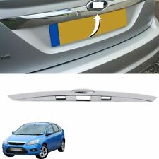 Rear Boot Trunk Chrome Handle Strip Trim Moulding For Ford Focus Mk2 2008-2011