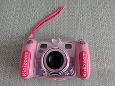 Vtech Kidizoom Duo Camera 4 x Zoom Digital Camera Pink - Tested And Working