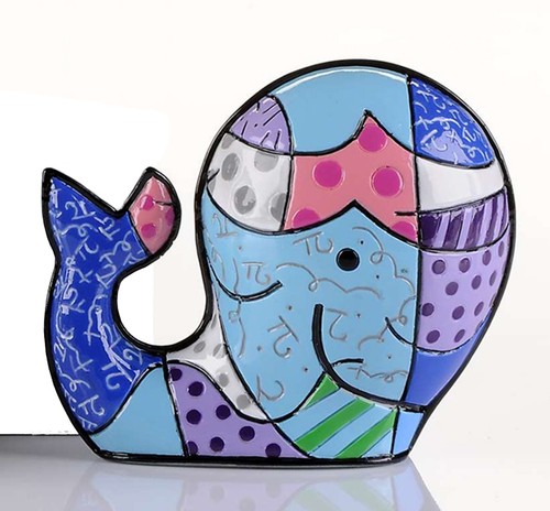 Romero britto whale - britto, "whale"