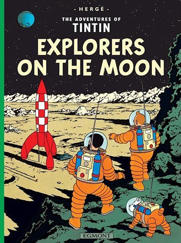 Tintin explorers the moon - explorers,