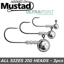 Mustad Classic Jig Head UltraPoint Pike Predator Tackle Soft Lures Jig Heads