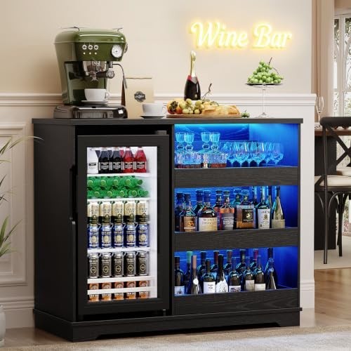 Wine bar cabinet with - bar,