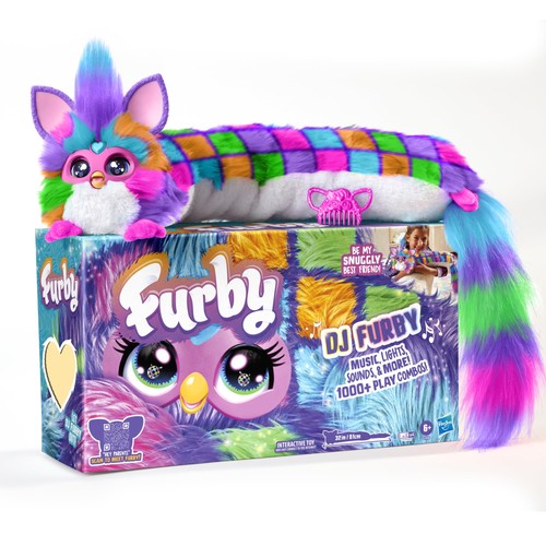 Furby interactive toy - interactive, neon