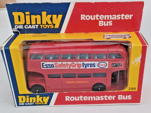 Dinky routemaster bus - routemaster, esso