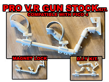 VR Gun Stock PRO fits Pico 4 controllers. VR GUN STOCK. DIY KIT. PROVEN STOCK.