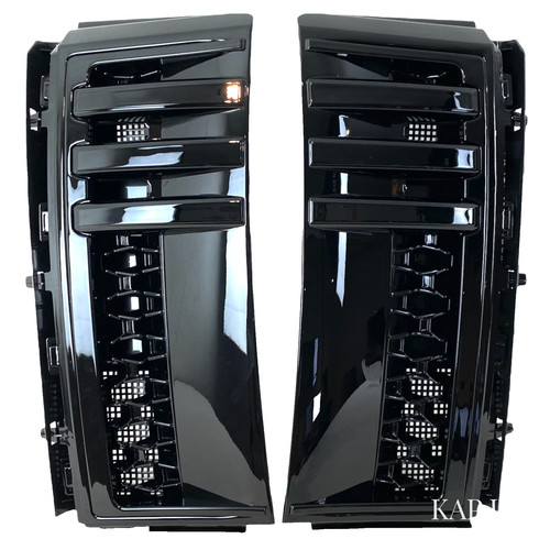 Black side vents vogue - black,