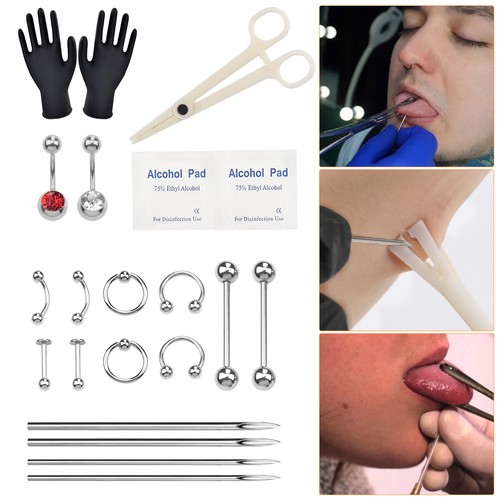 Body piercing kit professional - piercing,
