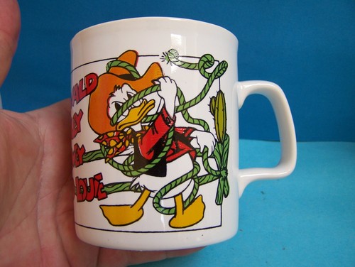Vintage disney donald duck mug - duck,