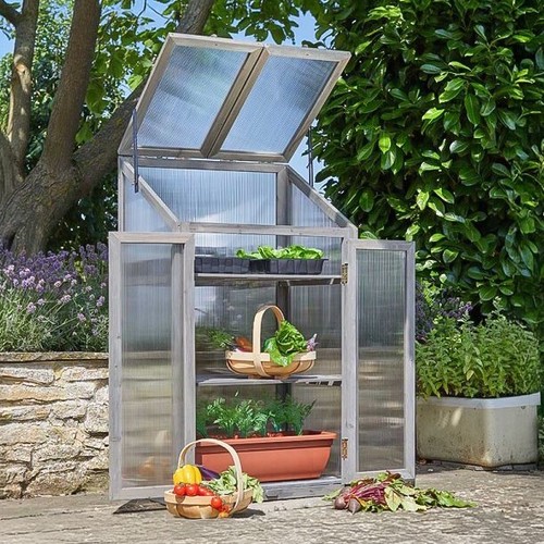 Tier wooden greenhouse grow - 3,