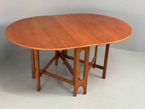 Vintage teak dropleaf table - dropleaf, by