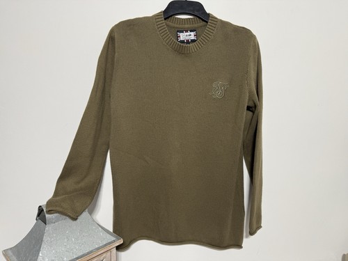 Sik silk tan crew - silk, neck