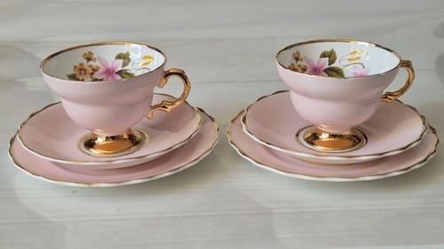 Clare bone china tea - bone, trios