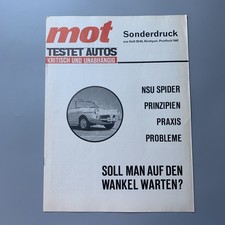 1964 MOT Special Reprint NSU