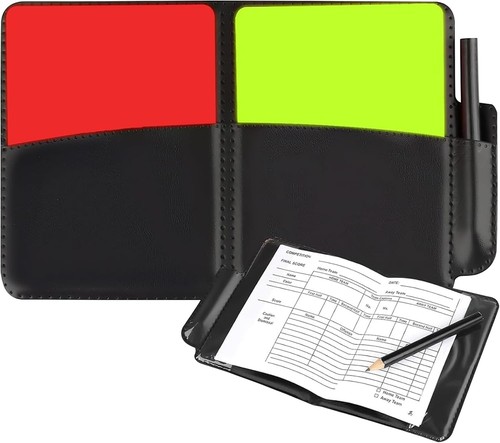Referee card set sports - card,