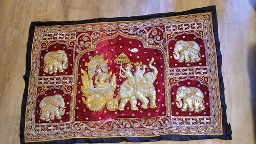 Vintage thai kalaga tapestry - thai,