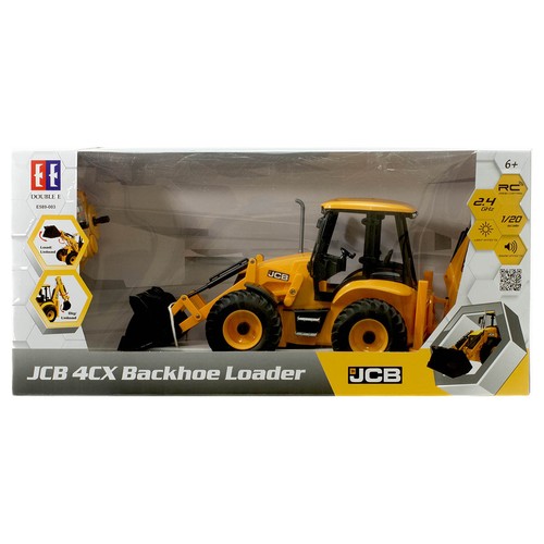 Jcb 4cx backhoe loader rc - 4cx, 1:20