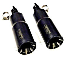 HARLEY DAVIDSON DYNA FAT BOB VANCE AND HINES EXHAUST  END CAN