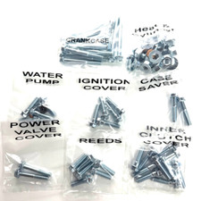 KX500 1989 ENGINE BOLT KIT MXPUK 1989 KX 500 ENGINE FASTENER KIT KAWASAKI (764)
