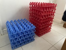 Pack Of 5 Reusable Stackable Plastic Egg Trays