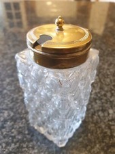 Vintage Cut Glass  Condiment