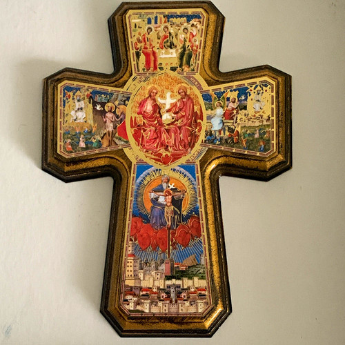 Christianity wall hanging wood - christianity,