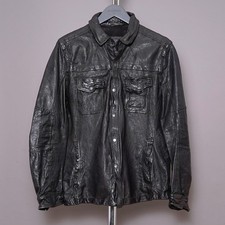 ALL SAINTS Leather Shirt