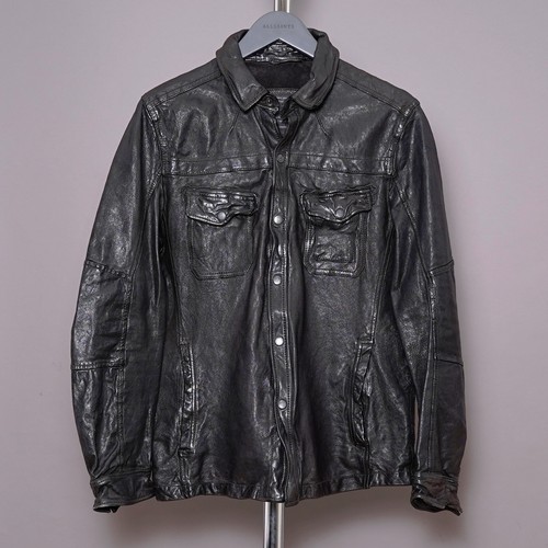 All saints leather shirt - all,
