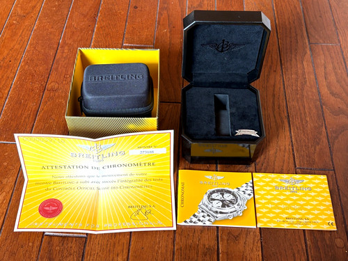Breitling empty watch box - breitling,