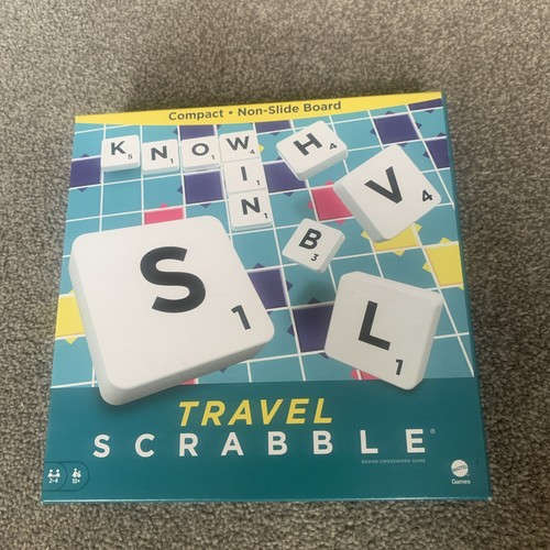 Mattel travel scrabble board - scrabble,
