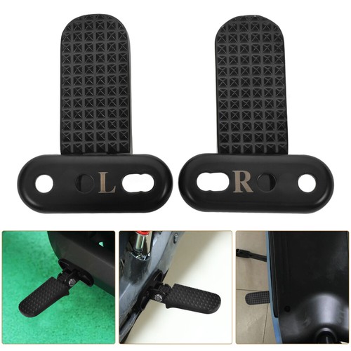 Pair electric moped foot peg - 1,