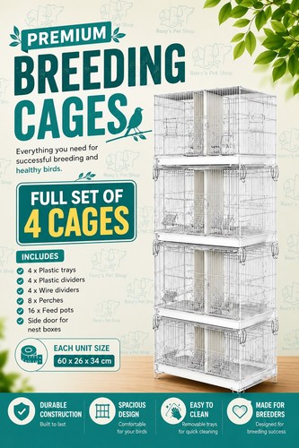 Stack breeding cages for - breeding,