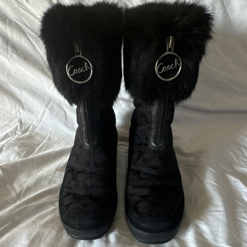 Coach faith black - black, faux