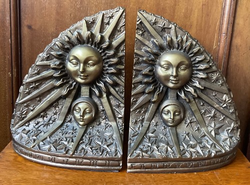 Vintage heavy sun moon - vintage, sun,
