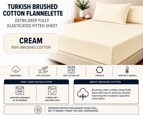 Brushed cotton flannelette - cotton,