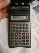 Casio Fx-82L Fraction Calculator In Case Great Condition 