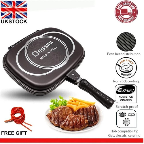Double sided frying pan - sided,