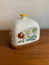 Rare Vintage Rorstrand Marianne Westman Granada Cheese Dome Cover Board Perfect