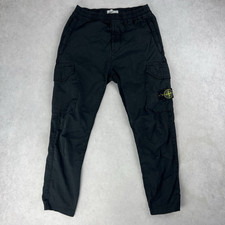 Stone Island Cargo Pants W30 Trousers Small Cargos Black 4086