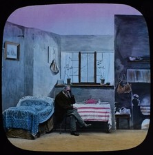 ANTIQUE Magic Lantern Slide