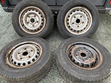 15" Ford Transit Custom Tourneo MK8 2013-2024 Steel Wheels Tyres Set 215/65/15C