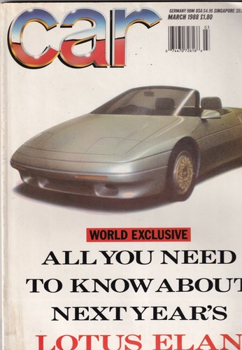 Car magazine next year - magazine, lotus